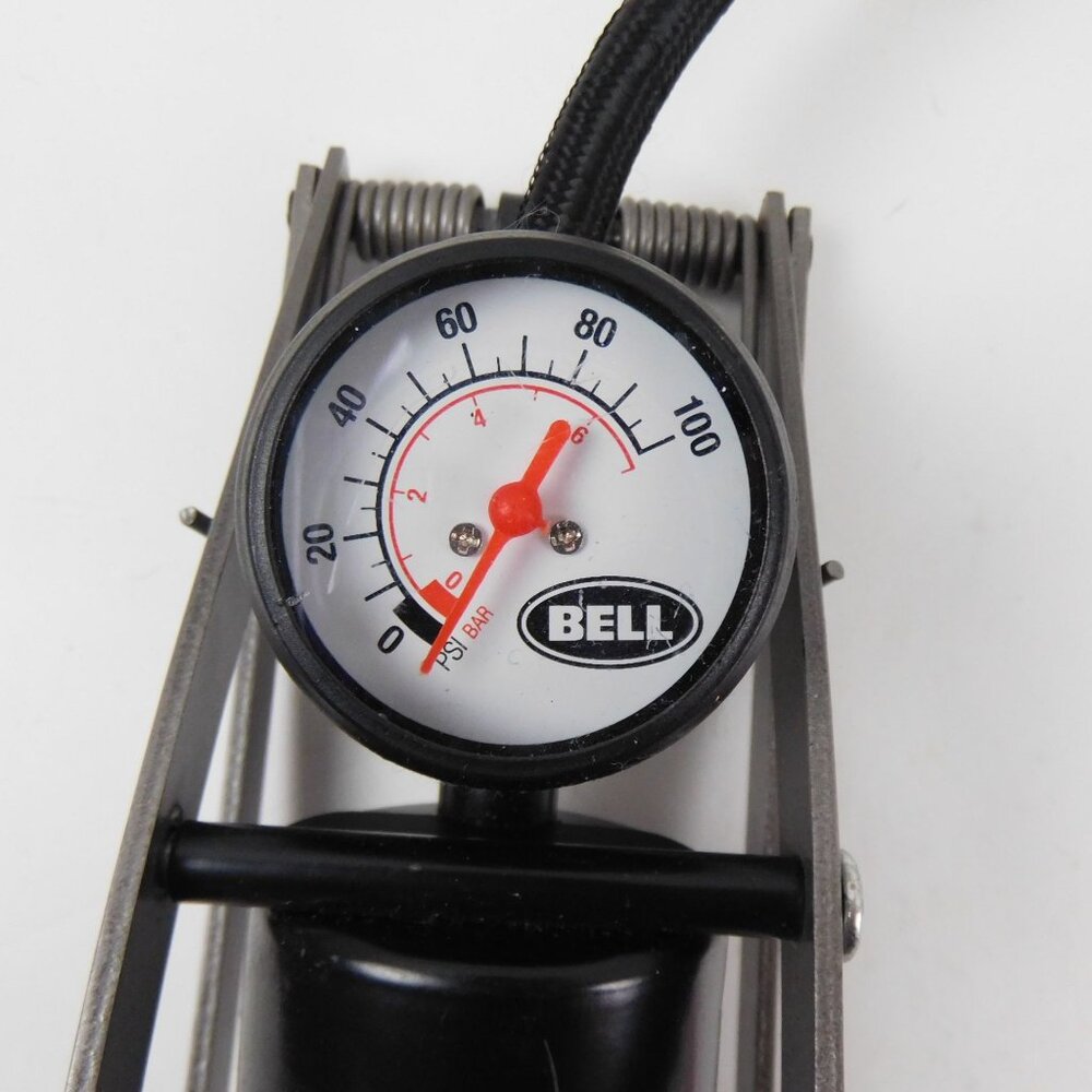 Bell Sports Foot Portable Pumper With Gauge Black - Picture 2 of 7